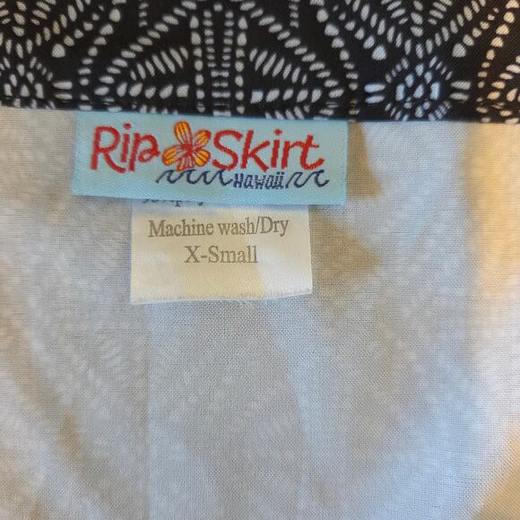 Rip Skirt Long Length, sz X-small, beachwear, vacation, swim cover-up - Picture 3 of 8